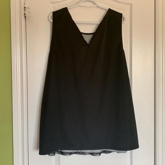 Black/Silver Lace Camisole - Picture 2 of 7